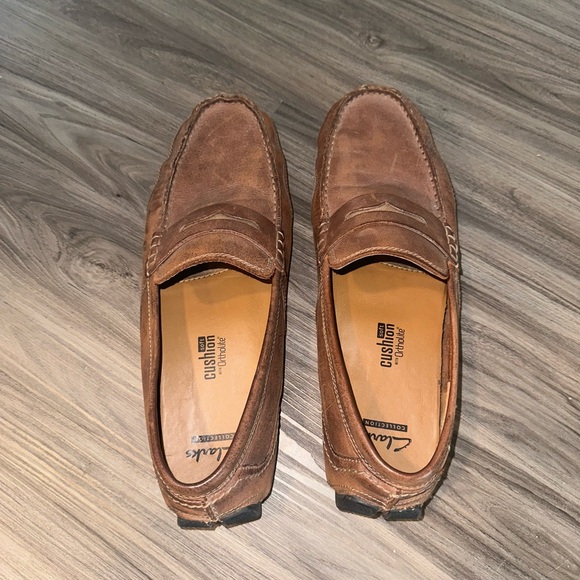 Clarks Men’s Penny Loafers - Size 11 - Picture 3 of 5